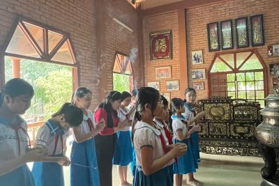 Hành Trình đến Địa Chỉ Đỏ tại nhà Cố Thiếu Tướng Phan Văn Đường năm học: 2024 – 2025.