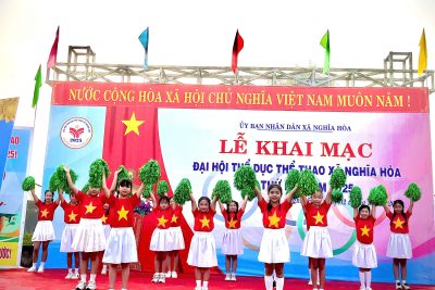 Khai mạc Đại hội thể dục thể thao xã Nghĩa Hòa lần IV năm 2025