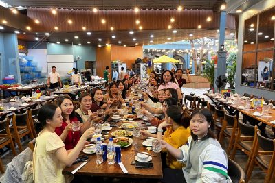 Hưởng ứng tuần lễ áo dài (08/3/2025) và sinh nhật Đoàn viên Quí I  năm 2025.