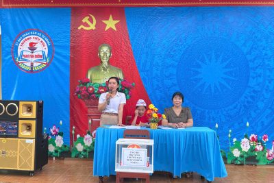 Liên đội phát động ủng hộ bạn bị bệnh hiểm nghèo